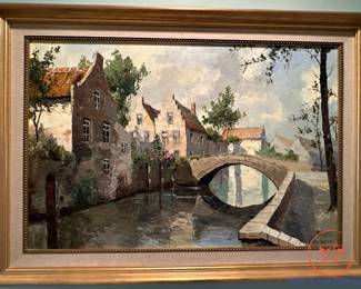 Signed Original Oil on Canvas