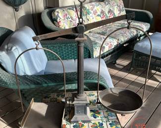 Antique Post Office Scale