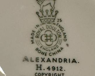 ROYAL DOULTON Alexandria China