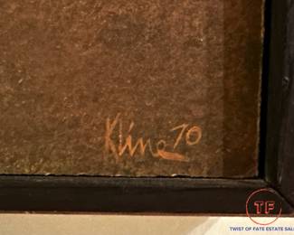 Original Oil on Board by STEVE KLINE "Good Things Happen in the Rain"