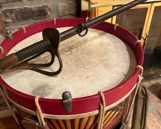 Civil War Model 1860 Heavy Calvary Sword with Scabbard