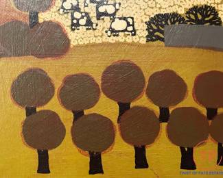 Original JUDITH WELK Oil on Board