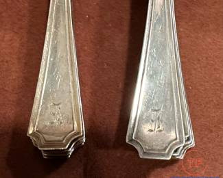 GORHAM Sterling SILVER Flatware Set - Fairfax Pattern