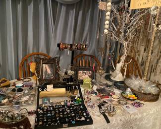 A fun bunch of jewelry including rings! 