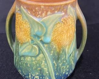 Roseville Sunflower Vase