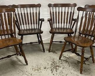 6 Rockingham Arrowback Chairs