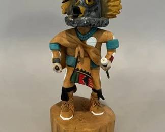 Buddy Tubinaghtewa, Hopi, Owl "Mongwa" Kachina, 1993
