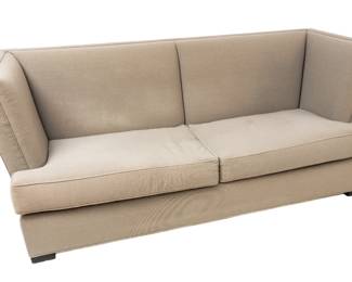 Bah Dee Bah Do (Philadelphia, PA) Upholstered Sofa, H 38.5" L 97" Depth 44"