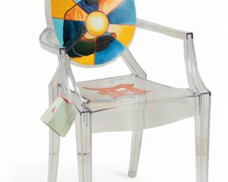Hubert Massey (Detroit, Michigan, B. 1958) Philippe Starck Louis Ghost Chairs for Kartell (Italian) H 36.5" W 21.5" Depth 17"