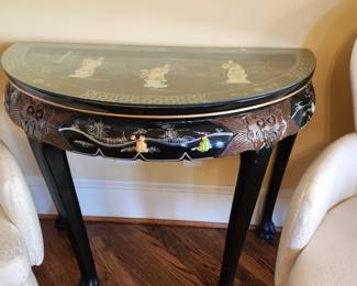 Asian Demilune Table