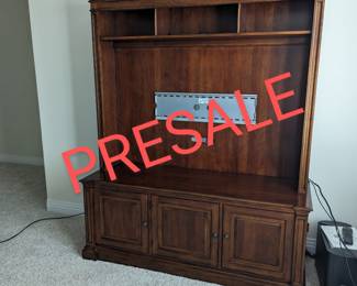 Ethan Allen 2-piece entertainment center