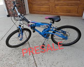 Schwinn GS25 Aluminum Full Suspension Mountain Bike Shimano Equipped 24 inch tires