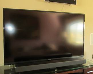 62" Sharp Liquid Crystal Smart TV, Model #LC-60LE 650U.  