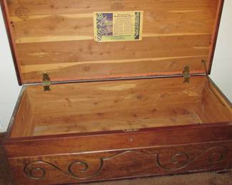 Vintage hope chest.
