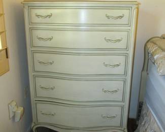 Tall boy French Provincial dresser.