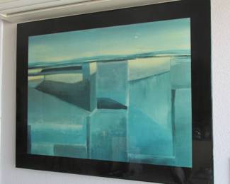 Abstract acrylic art.  