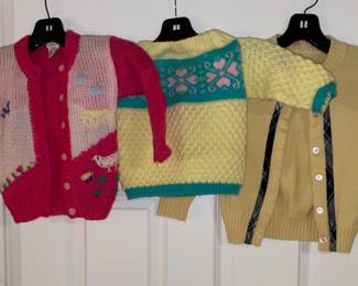 Vintage Toddler Sweaters