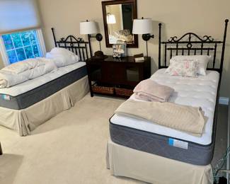 The mattresses are not available, just the beds