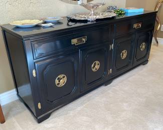 Davis Furniture Company black buffet