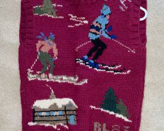 Rare Ralph Lauren vintage ski wool vest