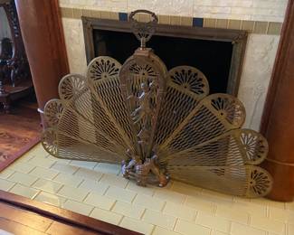 Brass Fireplace Screen