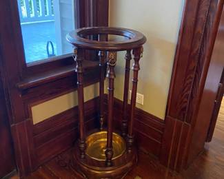 Umbrella/Stick Stand  With Brass