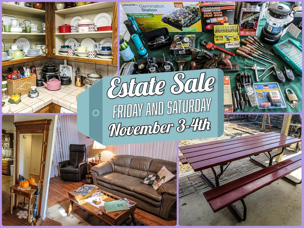 Estate Sale in Oakdale by Treasures to Find starts on 11/3/2023