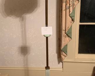 Art deco Jadeite lamp