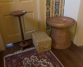 Baskets and tables and plant stands, oh my!