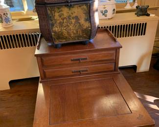 Thomasville 2-drawer, “step” side table