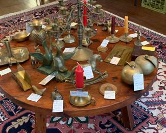 Huge Brass collection! Vintage and antique!