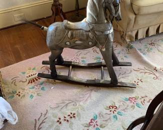 Antique rocking horse