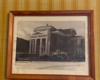 Vintage framed photo 