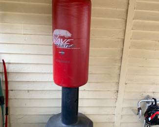 Wave master and hand weights, Vintage Schwin bicycle