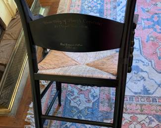 Back of Hitchcock chair