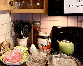 Servers, Cannisters and Utensils