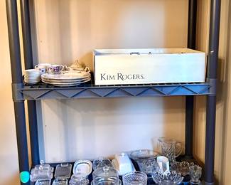 Vintage SErvving Pieces including small butter dishes & small tea pot collection