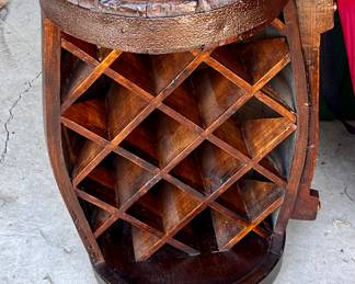 Vintage Wine/Bottle Storage Barrel