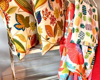 Out door Pillows and Tablecloths