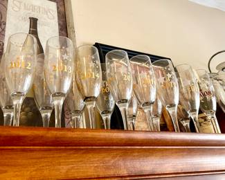 Annual Champagne Glasses