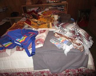 Vintage blankets, ephemera and more