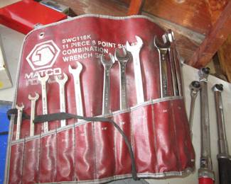 Tools mostly Craftsman, Matco and many more. Tool room full