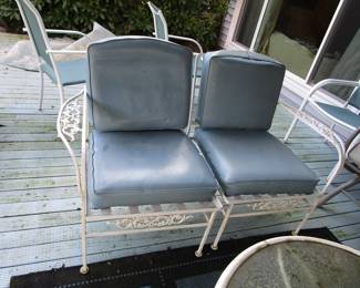 Vintage 1950's outdoor settee