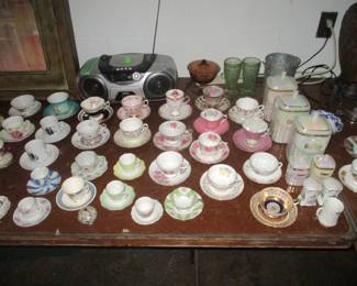 Tea cups and saucers
