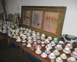 Tea cups and saucers