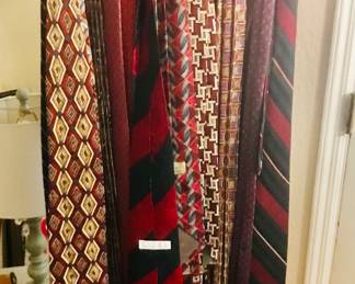 Upscale silk ties Norstrom’s 5th Avenue Macy’s