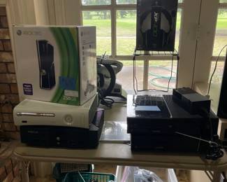Xbox 360 game consoles, accessories and games