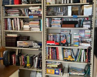 CDs, DVDs, children's books. Collectable Star Wars and Stargate DVD sets