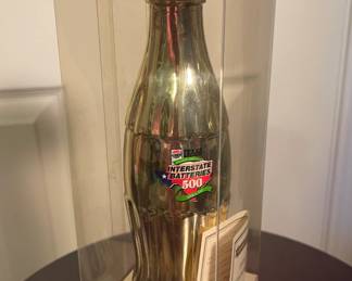 1997 Coca-Cola Gold Commemorative Bottle Texas Motor Speedway (numbered 1302)