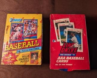 Donruss and Line Drive Baseball Cards